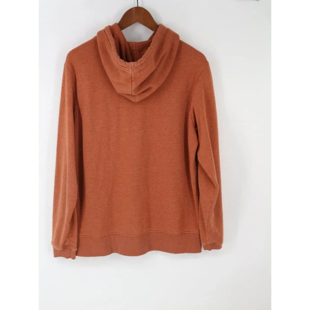 The North Face Hoodie Patch Logo Heritage Burnt Orange Sweatshirt Men Medium